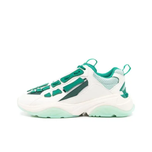 AMIRI Bone Runner Low Топ Повседневная обувь Женская Белый Зеленый