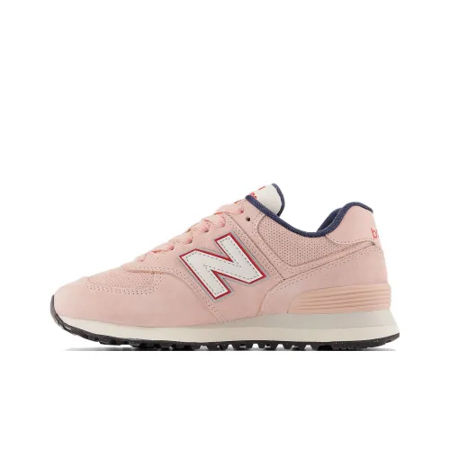 New Balance NB 574 Low Топ Повседневные Беговые Кроссовки Женские Розовые