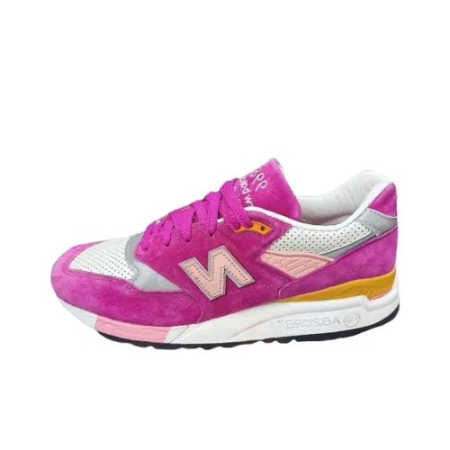 Concepts x New Balance NB 998 Амортизация Низкий Топ Беговые кроссовки Мужской Розовый