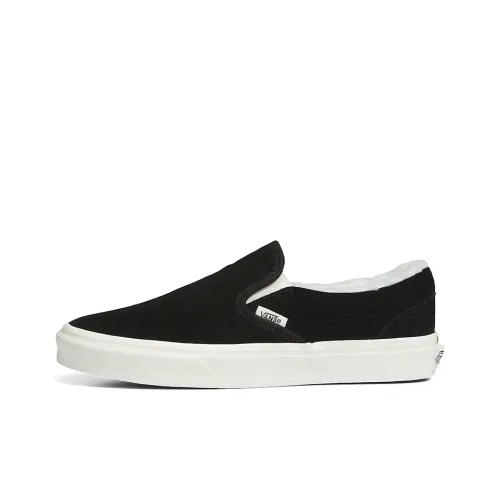 VANS Slip On Cozy Hug Thermal Abrasion Resistant Lightweight Low Top Скейтборд Кроссовки Unisex Черный Белый