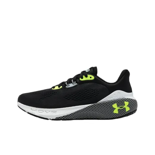 Under Armour HOVR Machina 3 Low Топ Повседневные Беговые Кроссовки Мужские Черные Азиатская Версия