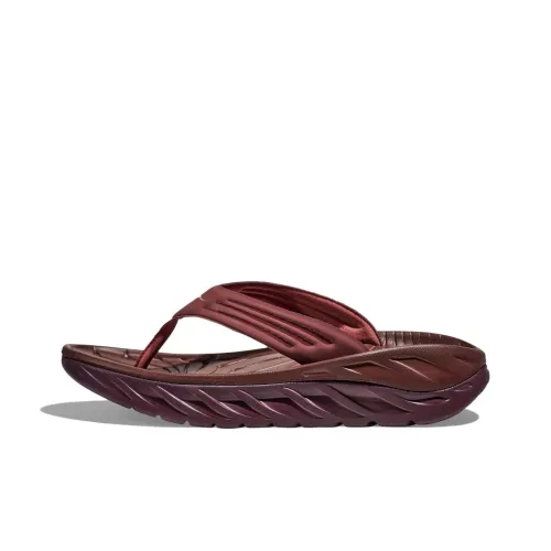 HOKA ONE ONE Ora Recovery Flip Flops Каштановый Женские