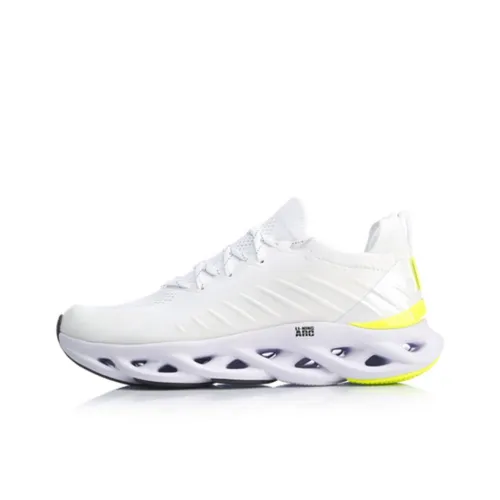 LiNing Arc вкладыш амортизация противоскользящий дышащий баланс легкий низкий топ беговые кроссовки унисекс белый