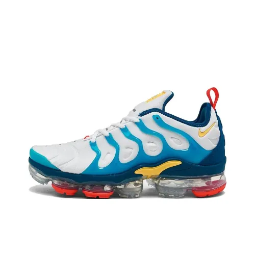 Nike Vapormax Plus Low Беговые кроссовки Унисекс Белый Синий