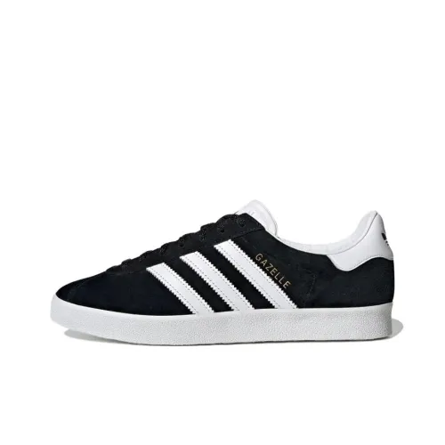 Adidas Originals GAZELLE 85 Low Топ Скейтборд Кроссовки Унисекс Черный Белый