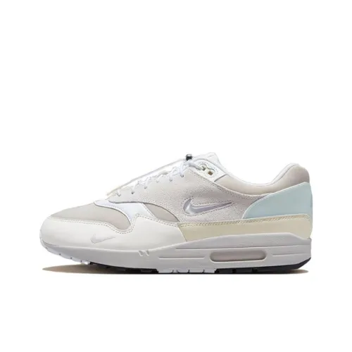 Nike Air Max 1 Low Топ Повседневные Беговые Кроссовки Унисекс Бежевые