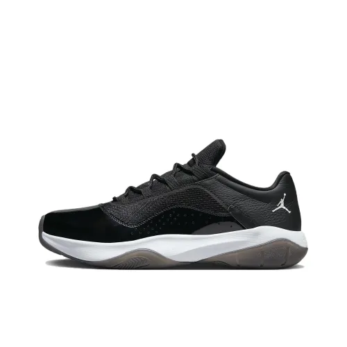 Jordan Air Jordan 11 Slip-resistant Abrasion-resistant Low Top Vintage Basketball Shoes Men's Black White Джордан Эйр Джордан 11 Slip-resistant Abrasion-resistant Низкий Топ Винтажные Баскетбольные Кроссовки Мужские Черный Белый