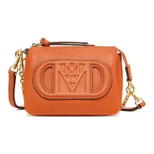 MCM Mode Travia Телячья кожа Кожа Клатч Мини Женские Коричневый