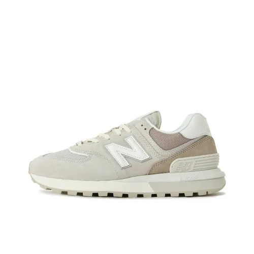 New Balance NB 574 Low Топ Беговые кроссовки Унисекс Бежевый Белый Коричневый