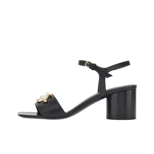 FERRAGAMO GANCINI One Ремень Сандалии 5,5 см Женские Черные