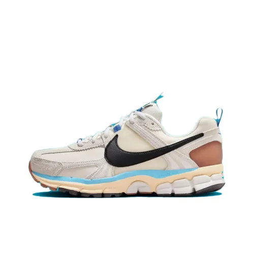 Nike Air Zoom Vomero 5 Беговые кроссовки Низкий верх Бежевый Черный Женские
