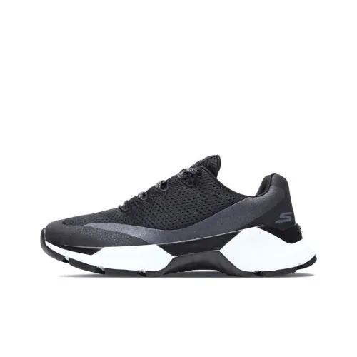 Skechers BORA Low Топ Спортивная Повседневная Обувь Женская Черный Белый