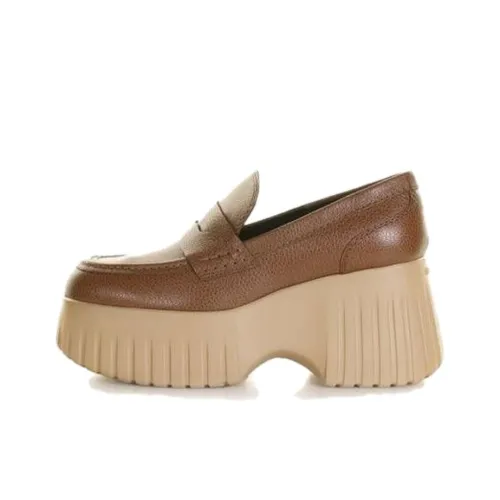 HOGAN H Stripes Лоферы Женские Коричневый