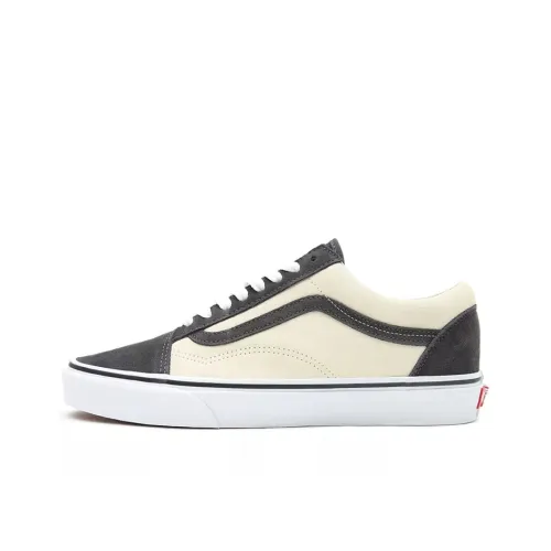 VANS Old Skool 2 Тон замша низкие кеды для скейтбординга унисекс серо-белые