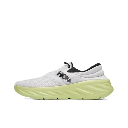 HOKA ONE ONE ORA Recovery Shoe 2 Low Топ Повседневная обувь Мужская Белый Зеленый