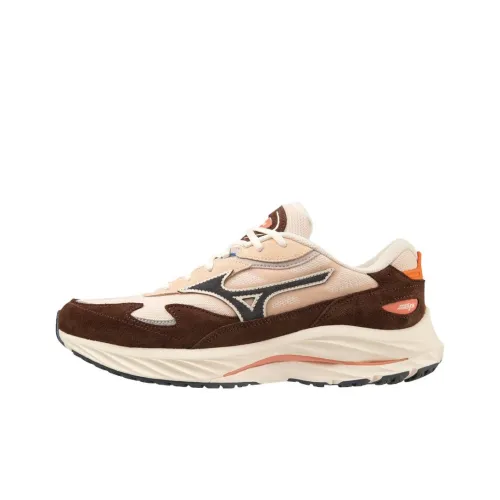 Mizuno Wave Rider β Износостойкий и Легкий Низкий Топ Повседневная Обувь Унисекс Бежевый Коричневый