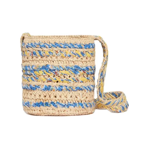 Vanessa Bruno Тканый хлопок Рафия Сумка через плечо Маленькая Женская Многоцветная