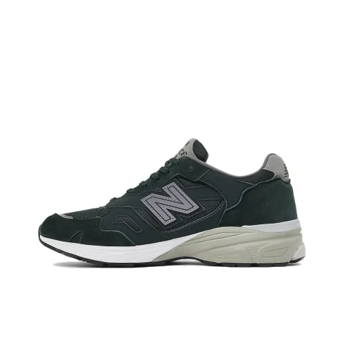 New Balance NB 920 Low Топ Марафон Беговые кроссовки Мужской Зеленый Серый Белый MADE In UK