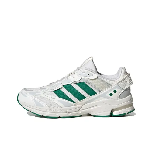 Adidas Spiritain 2000 Дышащие Низкие Беговые Кроссовки Унисекс Белые Зеленые
