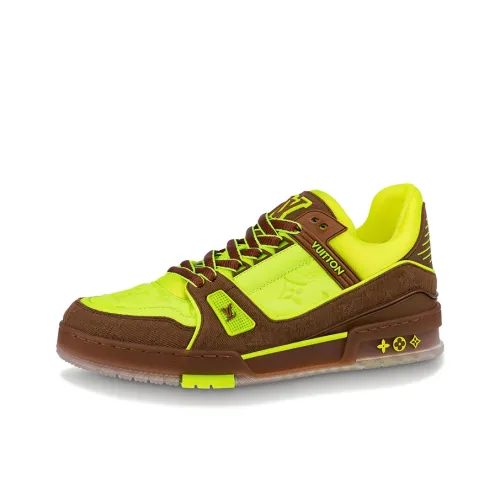 LOUIS VUITTON Тренер Стильные Скейтбординги Мужской Желтый