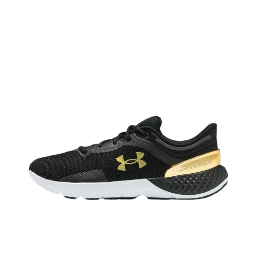 Under Armour Charged Escape 4 Low Топ Повседневные Беговые Кроссовки Мужские Черные Золотые