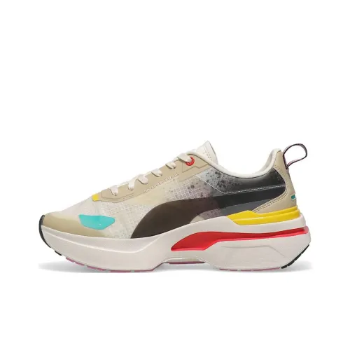 PUMA Cosmo Rider Износостойкий Низкий Топ Повседневная Обувь Женская Розовая Белая