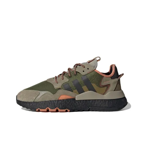 Adidas Originals Nite Jogger Шокабойеры Противоскользящие Устойчивые к истиранию Низкий Топ Повседневная Обувь Унисекс Камуфляж