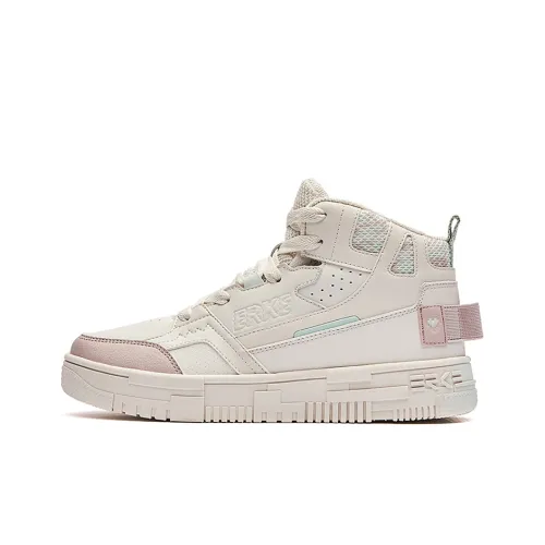 Erke Contract Обувь для скейтбординга износостойкая и противоскользящая высокотопная женская цвет Yam Серый