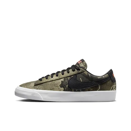 Nike SB Blazer LOW GT противоскользящие устойчивые к истиранию низкий топ кроссовки для скейтбординга мужские зеленые