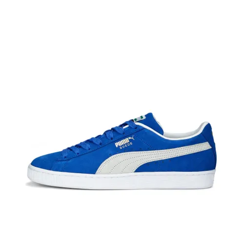 PUMA Suede Series Classic XXI Low Скейтборд Кроссовки Унисекс Синие Белые