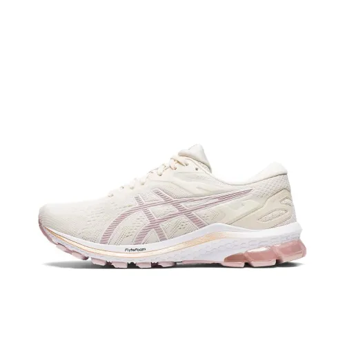 Asics GT 1000 10 Low Топ Беговые кроссовки Женские Белые Розовые Золотые