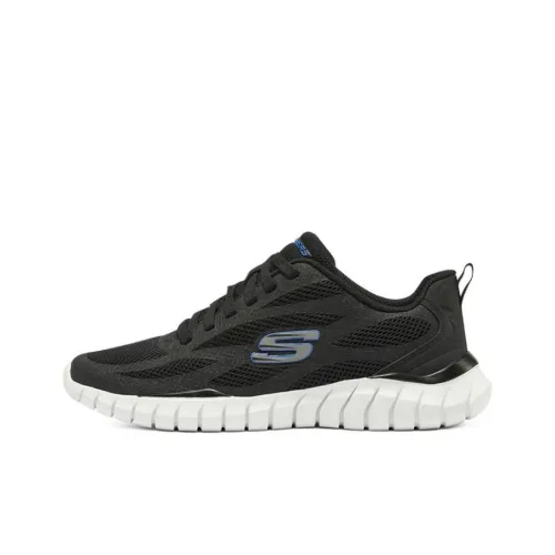 Skechers Overhaul 2,0 Устойчивый к истиранию Дышащий Амортизация Поддержка Низкий Верх Casual Мужской Черный