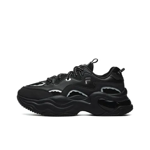 FILA FUSION BIANCO серия Пузырьки Низкий Топ Повседневный Женский Черный