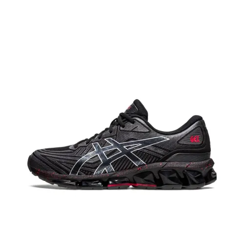 Asics Gel Quantum 360 7 Low Top Тренировочные Беговые Кроссовки Мужские Черные Красные