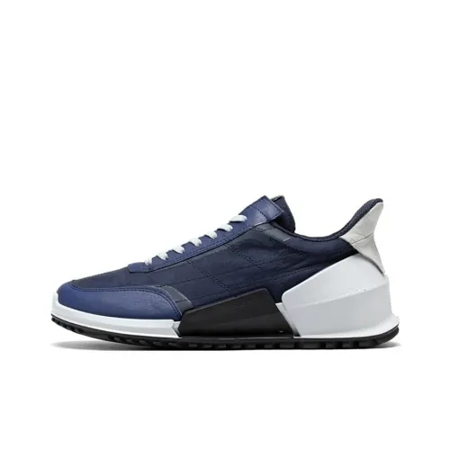 Ecco Striding 2,0 Series Дышащий Низкий Топ Спортивная Повседневная Обувь Мужская Темно-Синий