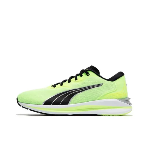 PUMA Electrify Nitro 2 Slip-Resistant Abrasion-Resistant Low Top Training Running Shoes Men's Neon Green PUMA Electrify Nitro 2 Противоскользящий устойчивый к истиранию низкий топ тренировочные беговые кроссовки мужской неоновый зеленый