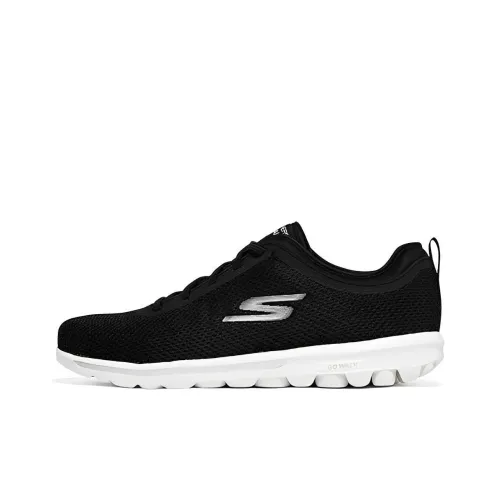 Skechers Go Walk Classic Low Топ Повседневная обувь Мужская Черная