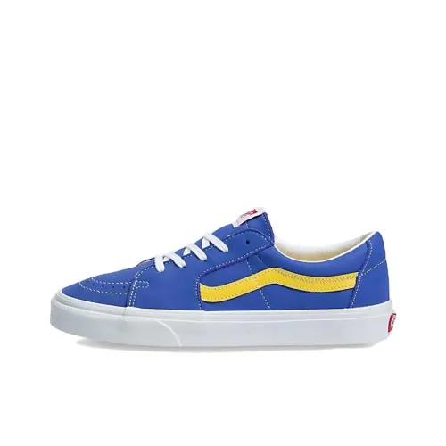 Vans SK8 LOW Скейтборд Кроссовки Топ Унисекс Синий Желтый
