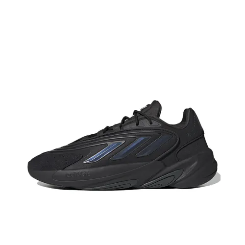 Adidas Originals Ozelia Shock Absorbers Slip Resistant Abrasion Resistant Low Top Casual Unisex Black Adidas Originals Ozelia Shock Absorbers Slip Resistant Abrasion Resistant Низкий Топ Повседневный Унисекс Черный