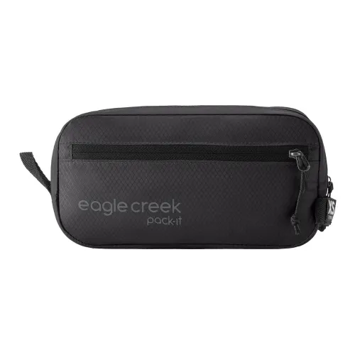 EAGLE CREEK Переработанный нейлон Туалетная сумка Экстра маленькая Унисекс Черный