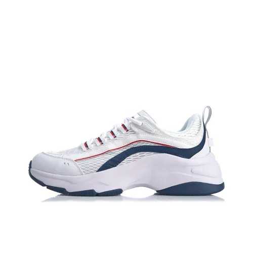 LiNing Aurora WindWalker противоскользящий и дышащий низкий топ спортивная повседневная обувь белый