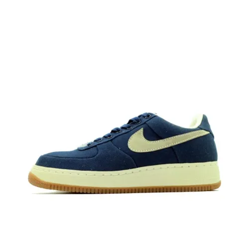 Nike Air Force 1 Low Supreme '07 'Midnight Blue' Противоскользящие устойчивые к истиранию низкий топ кроссовки для скейтбординга унисекс синий