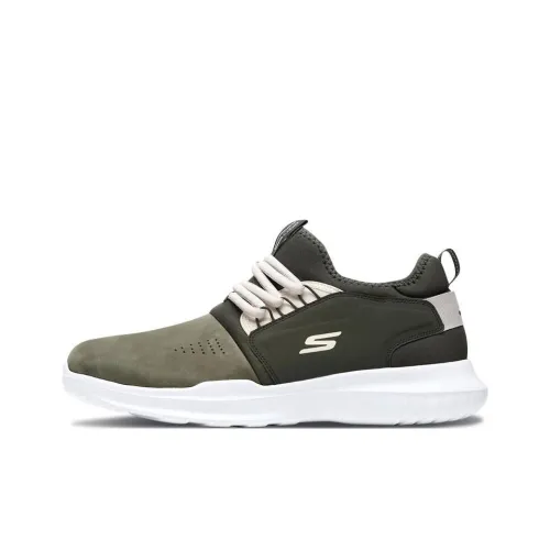 Skechers Go Run Mojo Low Топ Беговые кроссовки Мужской Оливково-зеленый