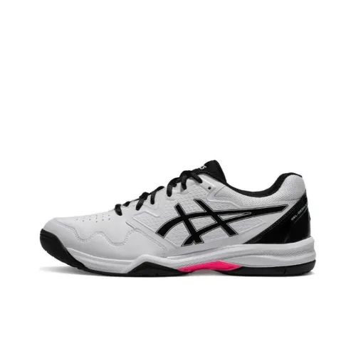 Asics Gel Dedicate 7 Дышащие Низкие Кроссовки для Тенниса Мужские Белые Черные
