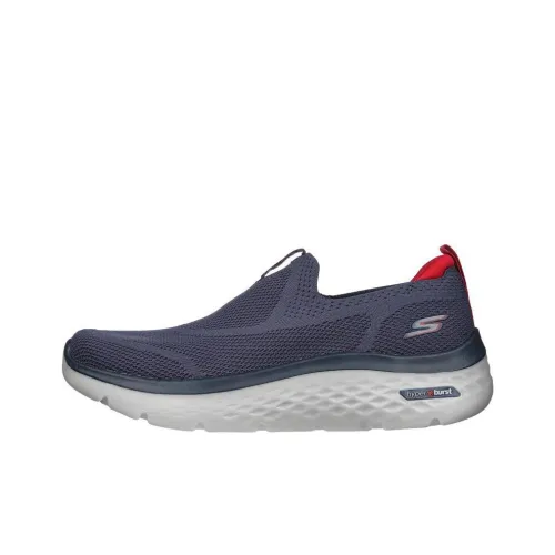 Skechers Go Walk Hyper Burst Дышащий и Легкий Низкий Топ Беговые кроссовки Мужские Светло-фиолетовые