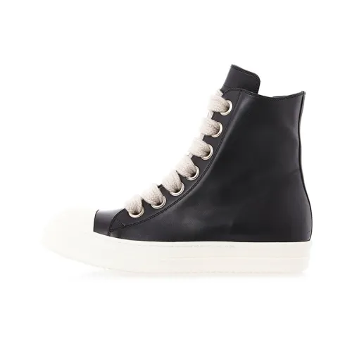 RICK OWENS совместный бренд RO Fogachine Высокий Топ Стильный Скейтбординг Мужской Черный