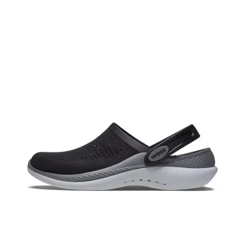 Crocs LiteRide Сабо Мужской Черный Серый