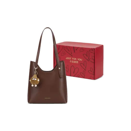 CORALDAISY Сумка через плечо из синтетической кожи Женская Шоколад