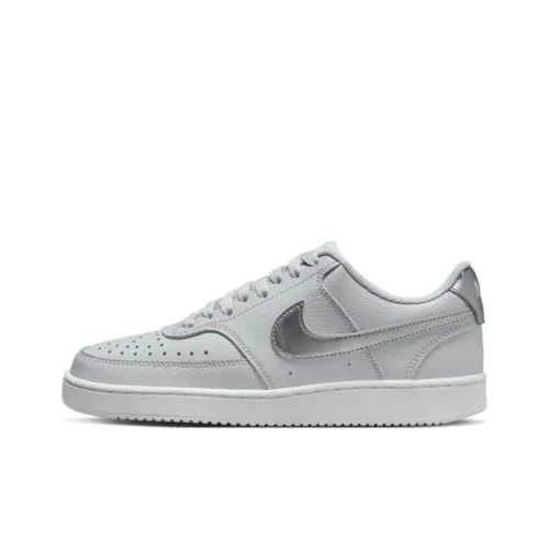 Nike Court Vision Low Next Nature Slip Resistant Abrasion Resistant Low Топ Скейтборд Кроссовки Женские Серый