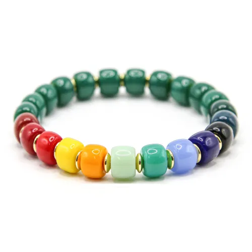 DRAGON Li Цветная глазурь Браслеты Унисекс